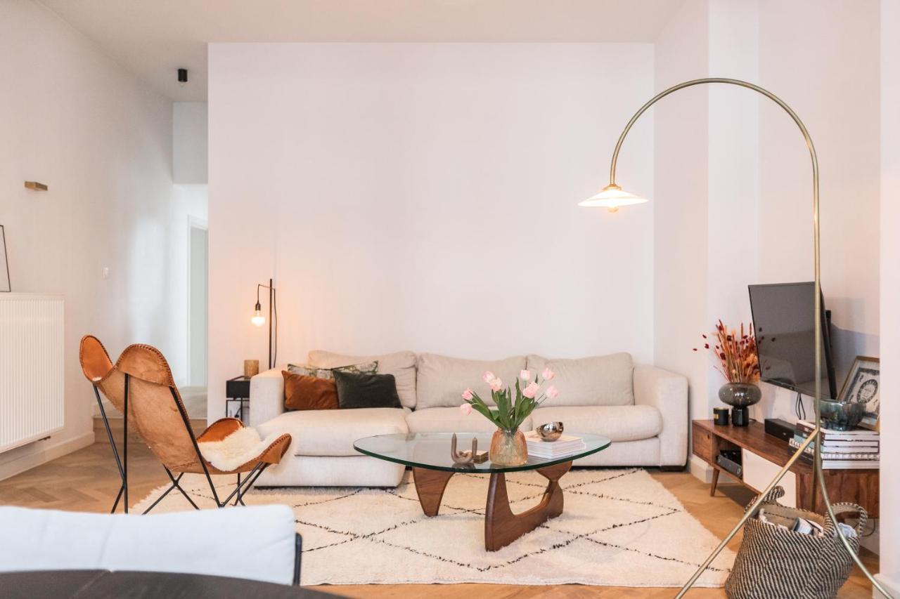 Traditional Chic, High Ceilings' Apt Aircos And Garage Antwerpen Exterior foto