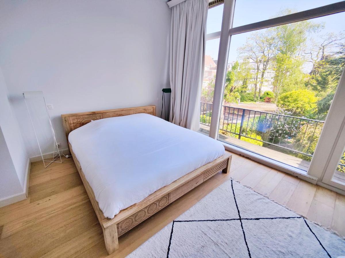 Traditional Chic, High Ceilings' Apt Aircos And Garage Antwerpen Exterior foto