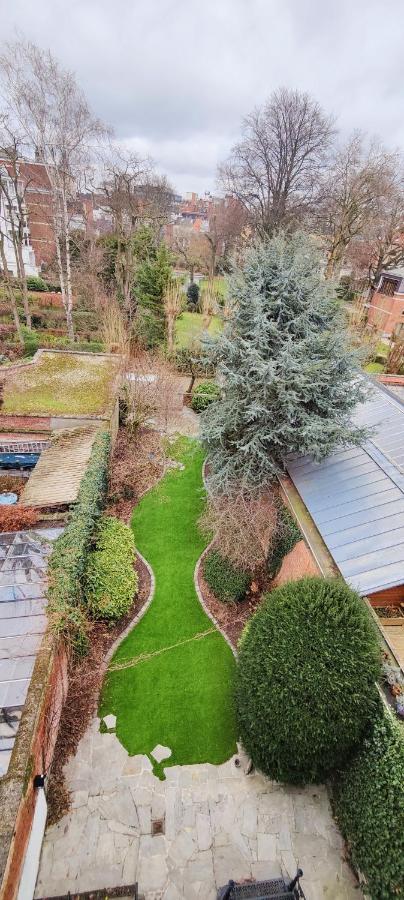 Traditional Chic, High Ceilings' Apt Aircos And Garage Antwerpen Exterior foto