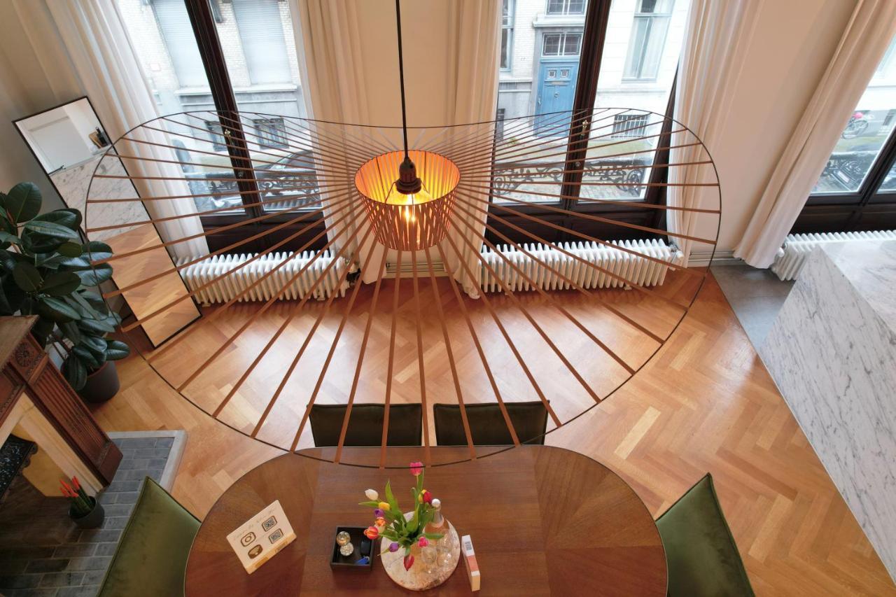Traditional Chic, High Ceilings' Apt Aircos And Garage Antwerpen Exterior foto